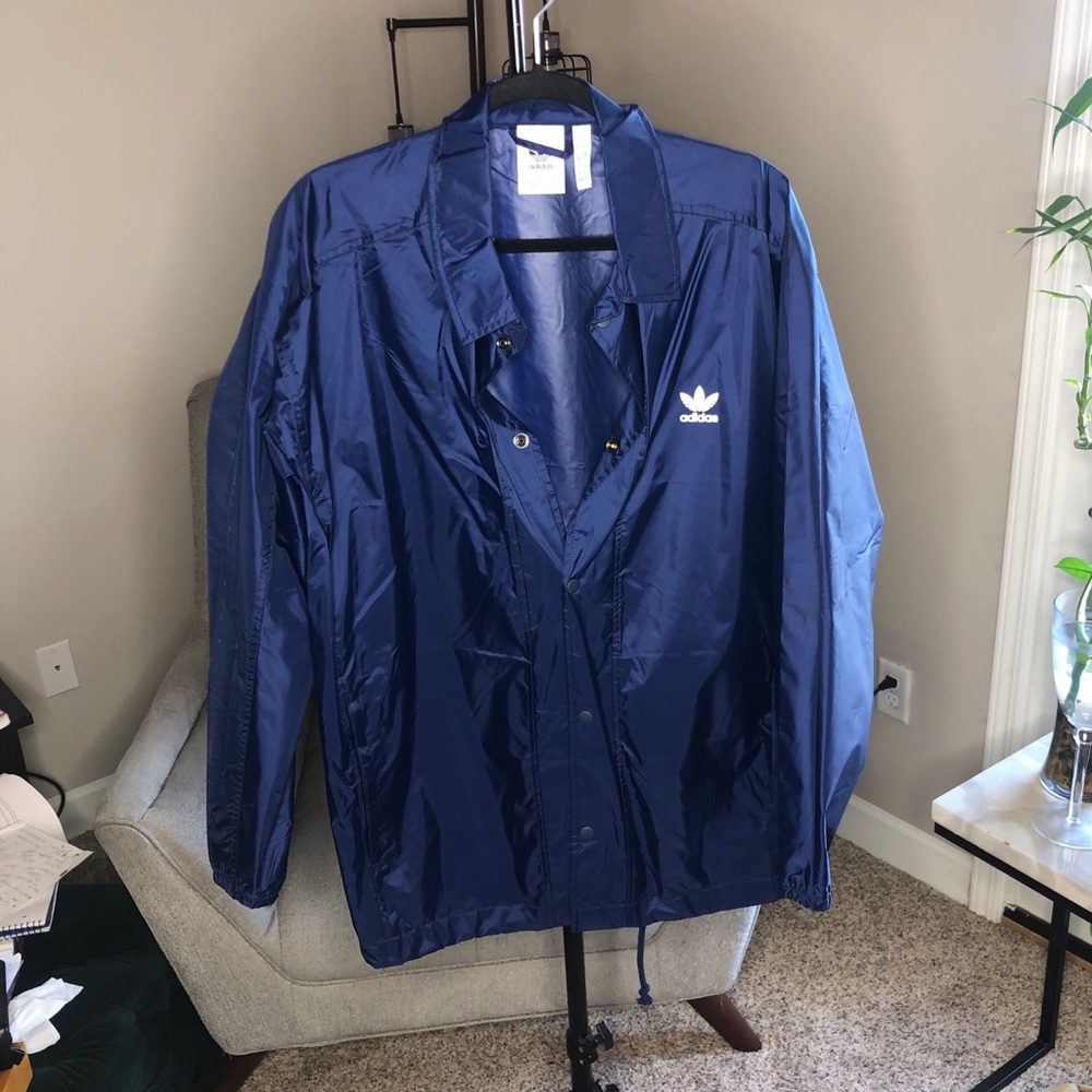 Adidas Original, Coach Style Wind Breaker NWOT